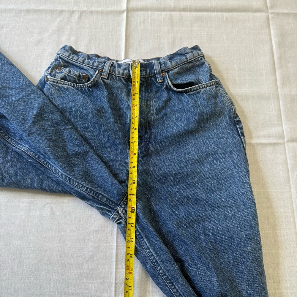 & Other Stories Dear Cut Wide Leg High Rise Blue Jeans Size 26 - Picture 5 of 11